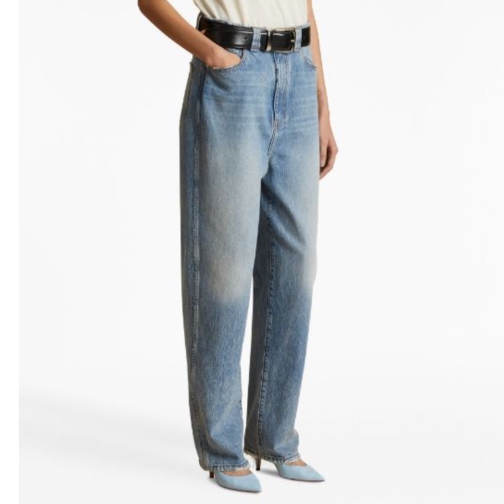 KHAITE Blue Boyfriend Jeans